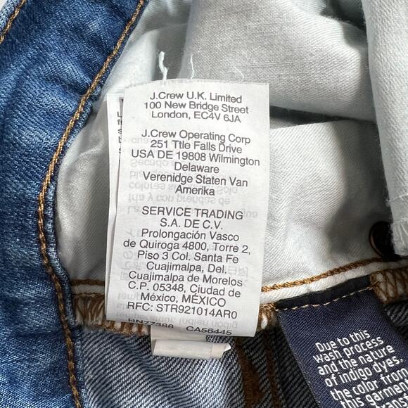 MADEWELL Womens Cali Demi Boot Jeans 34P Blue Stretch Denim Flare 38x22 - Picture 8 of 8